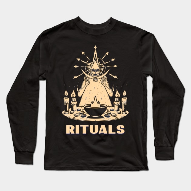 Occult Rituals : Devil's Wisdom Long Sleeve T-Shirt by Lucifer